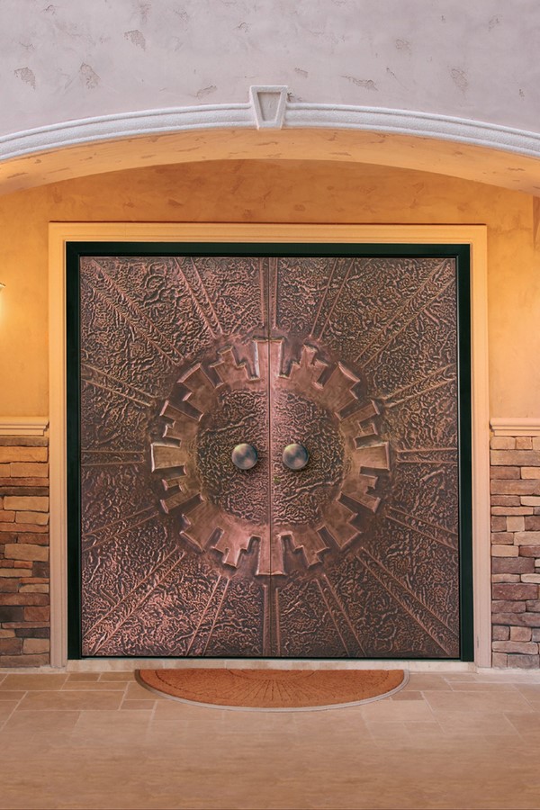 Copper Entrance Door