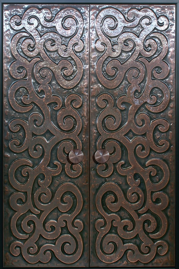 Copper Entrance Door 